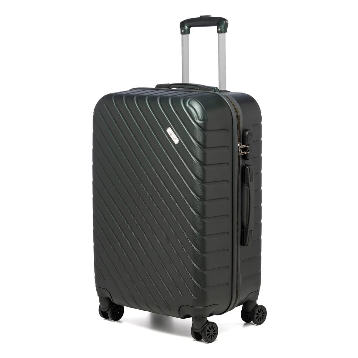 Trolley medio rigido verde in ABS Govago