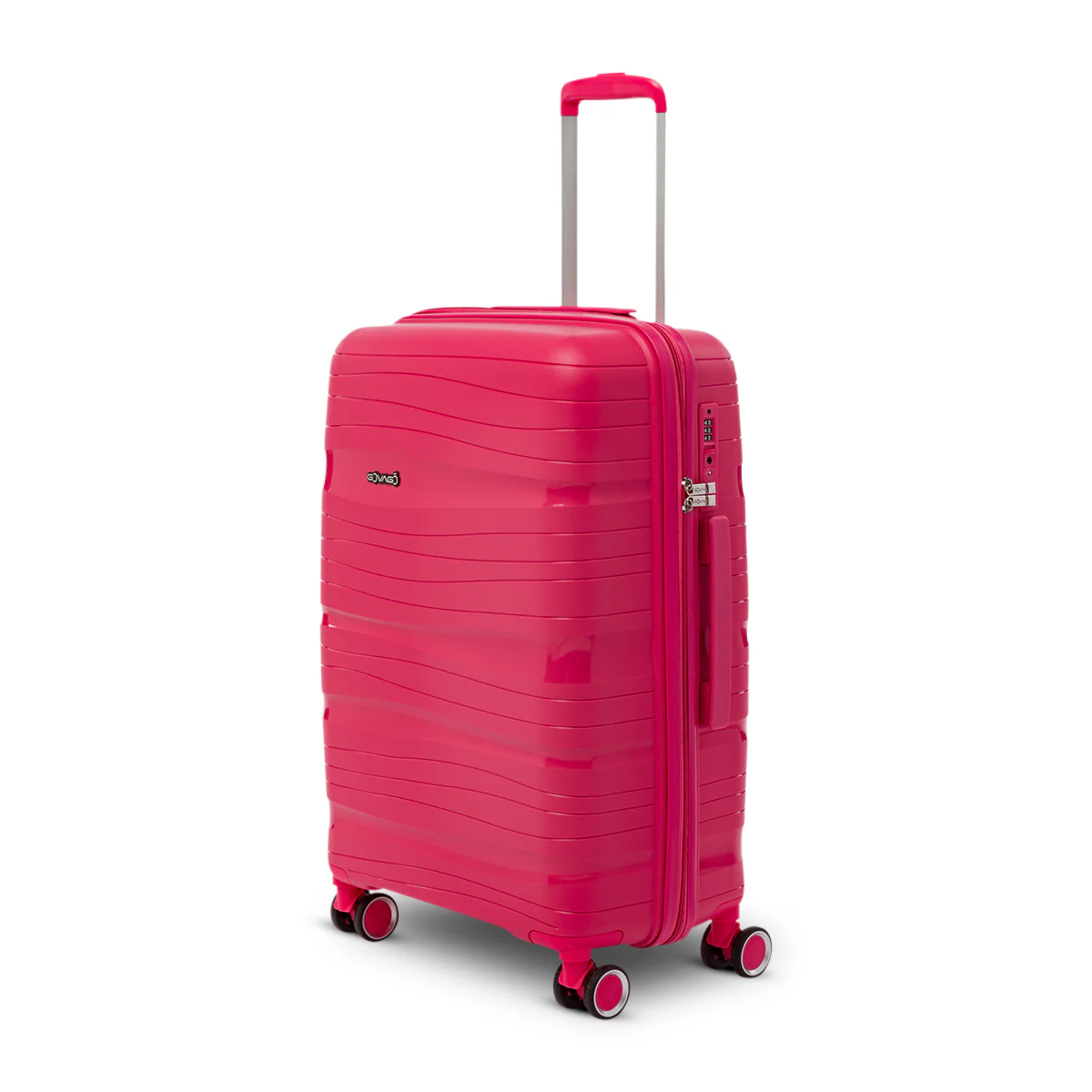 Trolley medio rosa in PP Govago