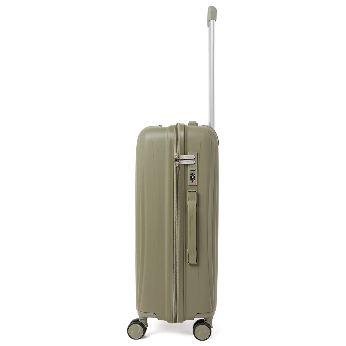 Trolley medio verde militare resistente rigido Romeo Gigli Milano - Image 2