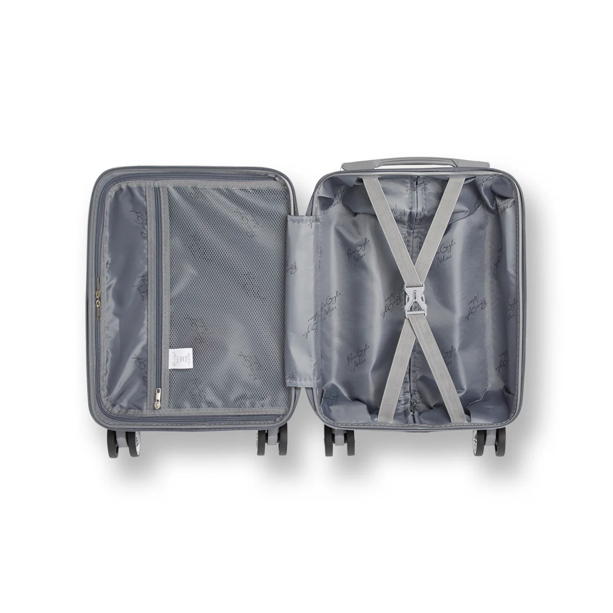 Trolley mini sotto sedile per voli low cost argento in ABS Romeo Gigli - Image 4