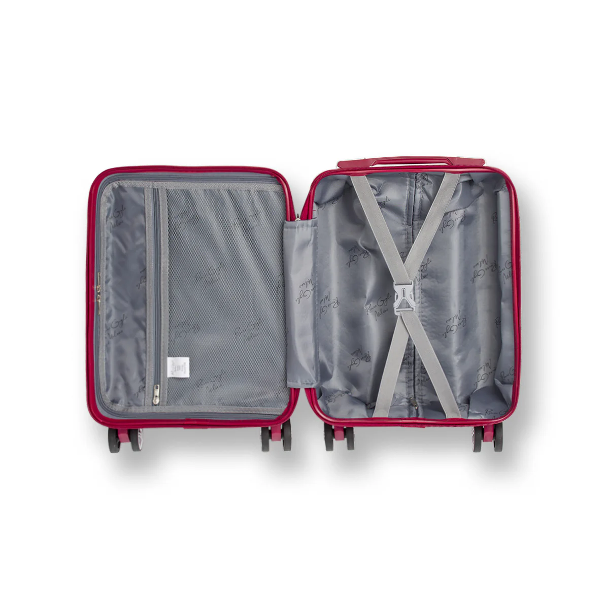 Trolley mini sotto sedile per voli low cost rosso in ABS Romeo Gigli - Image 4