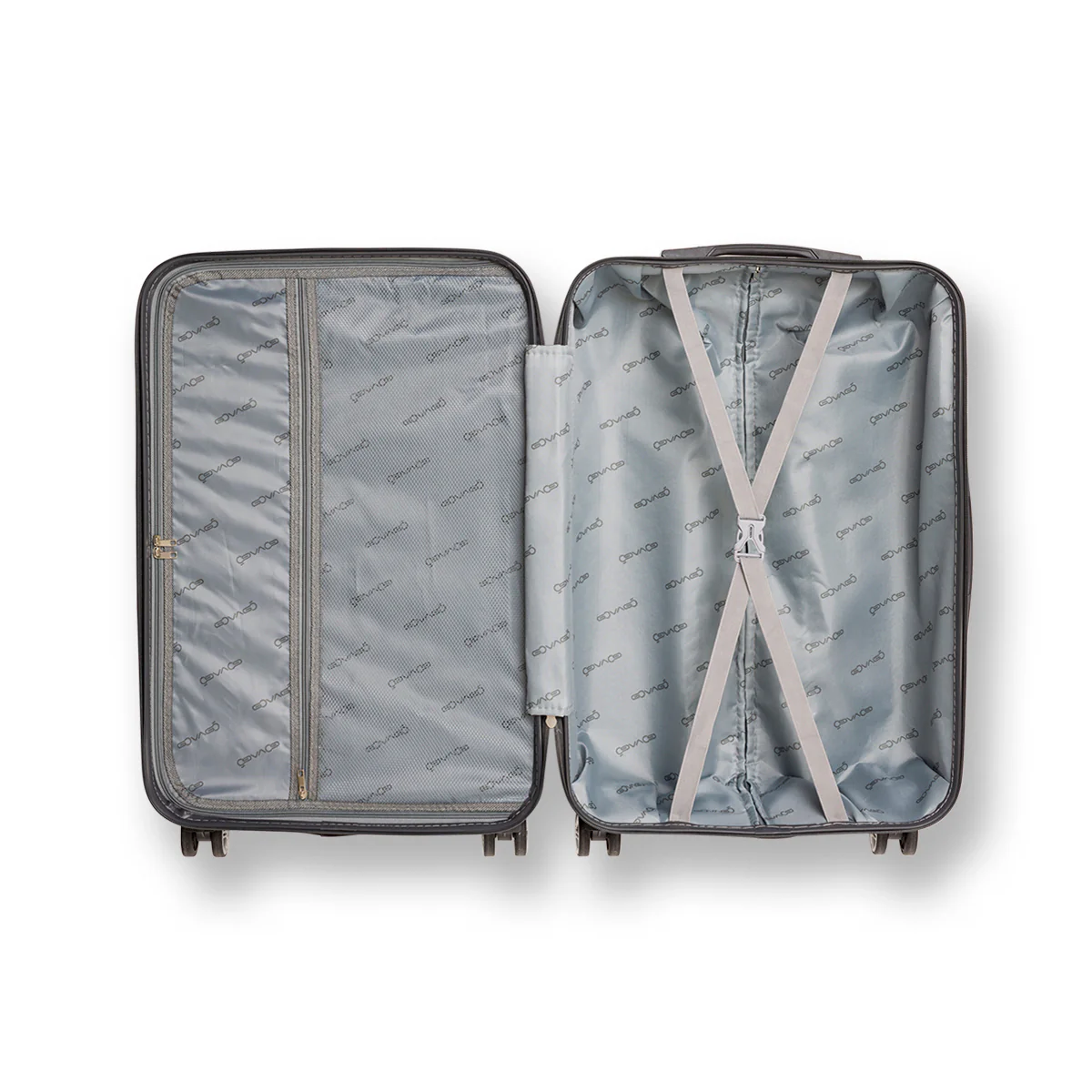 Trolley piccolo da cabina in abs grigio antracite Govago - Image 3