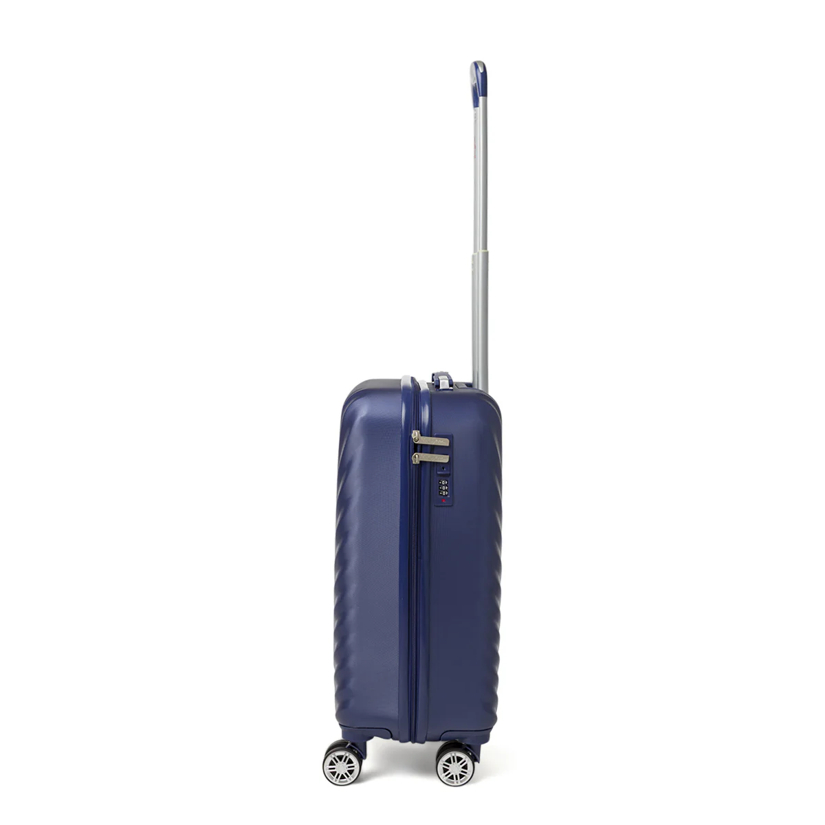 Trolley piccolo rigido blu in ABS con ruote pivotanti Romeo Gigli Milano - Image 2