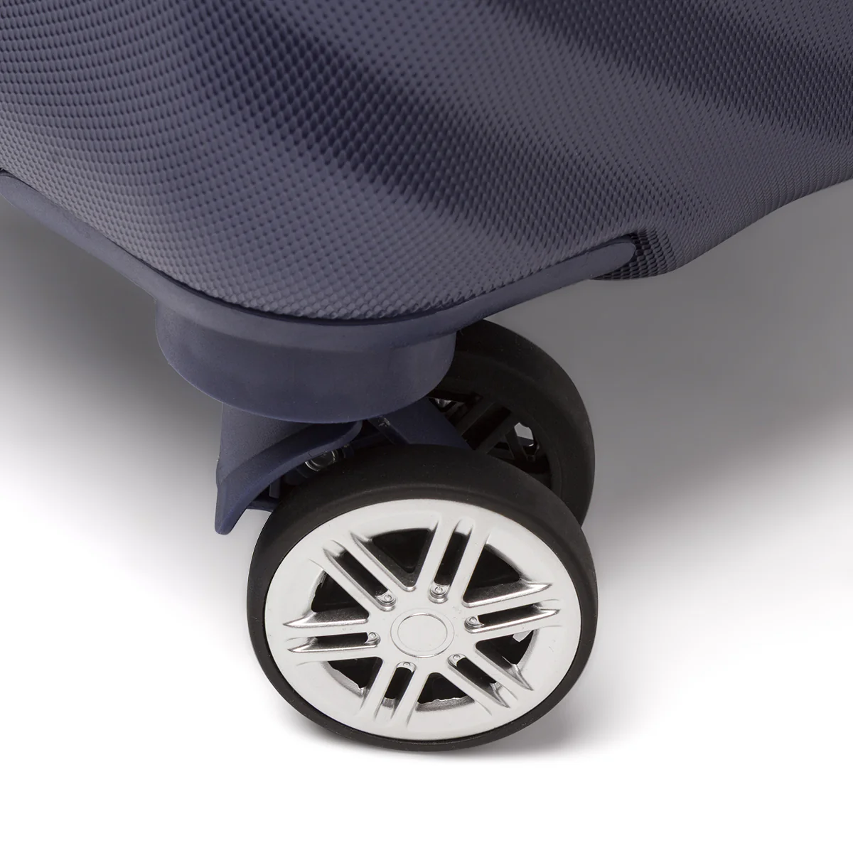 Trolley piccolo rigido blu in ABS con ruote pivotanti Romeo Gigli Milano - Image 4