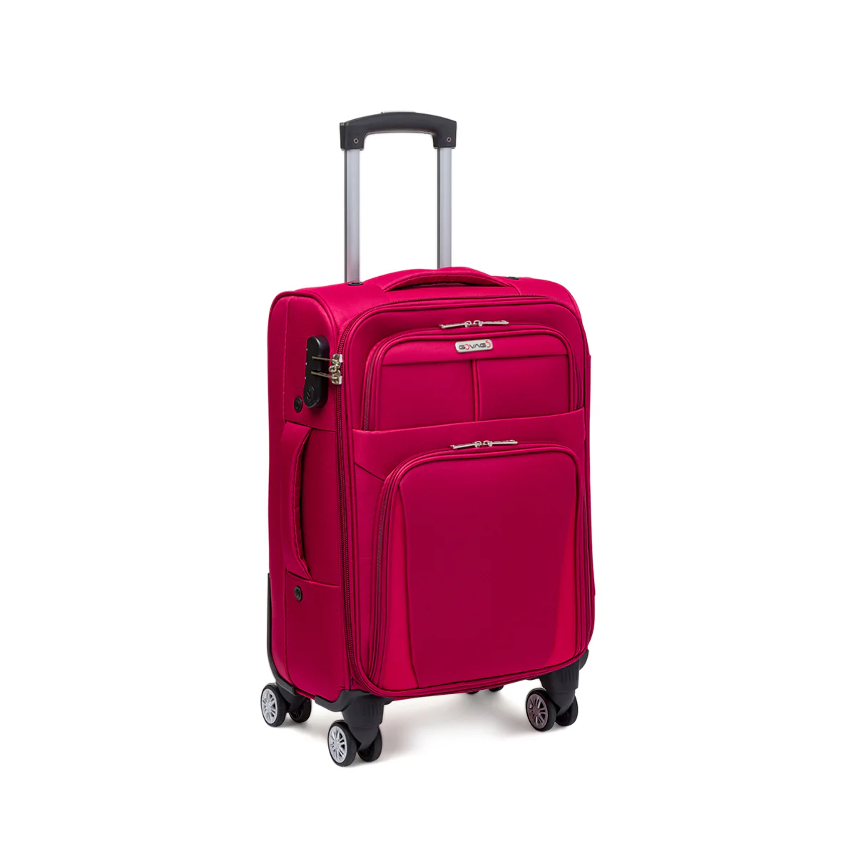 Trolley piccolo rosso in tessuto Govago