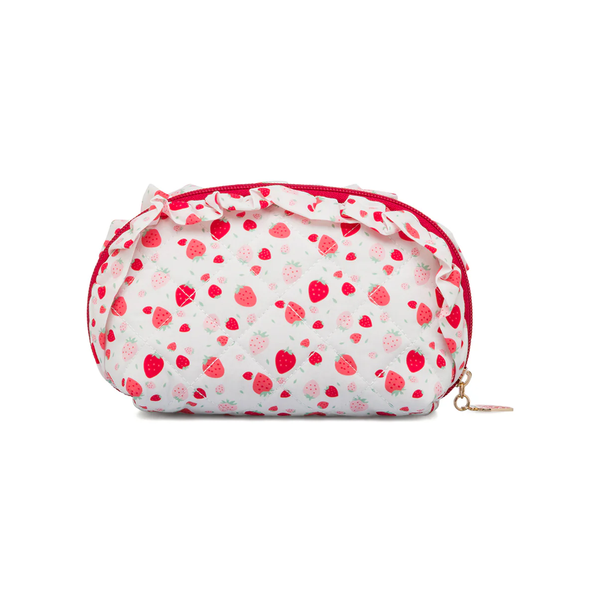 Trousse bianca da Donna con stampa fragola Camomilla Milano - Image 3