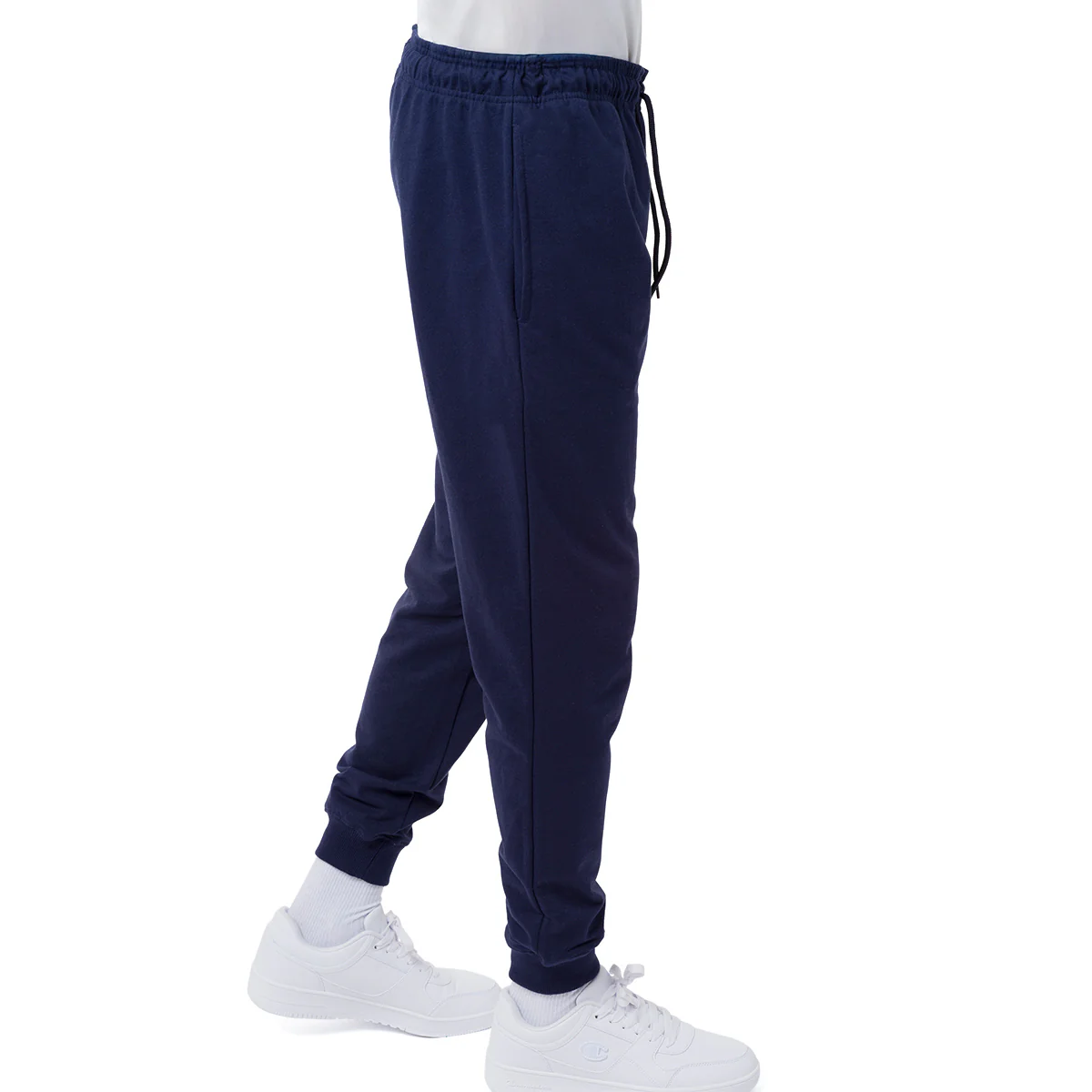Tuta da Uomo con Felpa Bianca con Cappuccio e Pantaloni Jogger Blu Lonsdale - Image 6