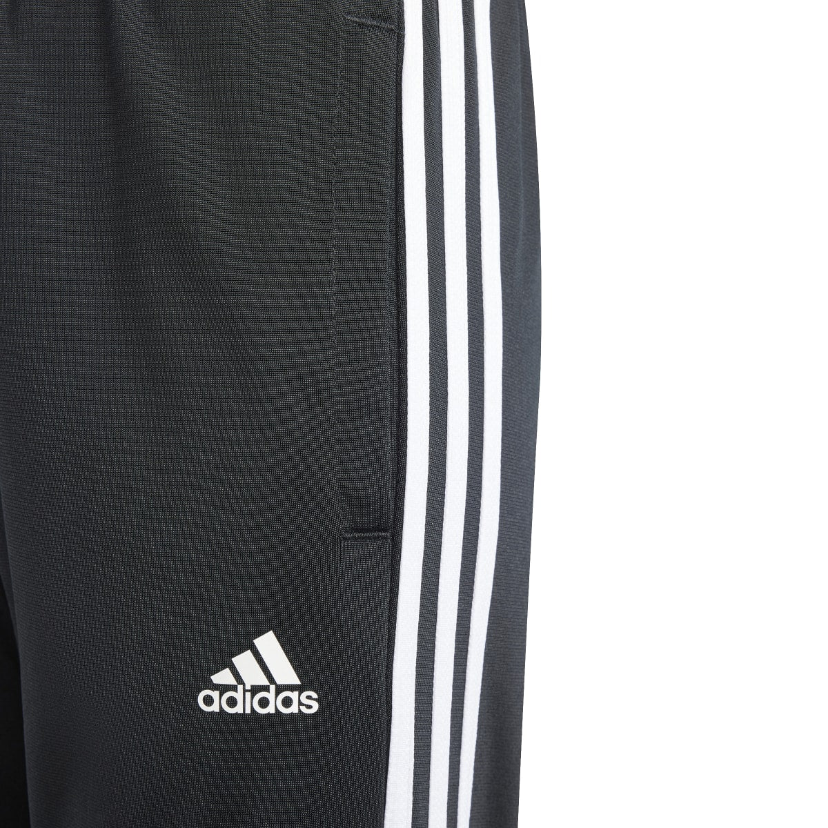 Tuta fucsia e bianca da bambina con pantaloni neri adidas Essentials 3-Stripes Tiberio - Image 8
