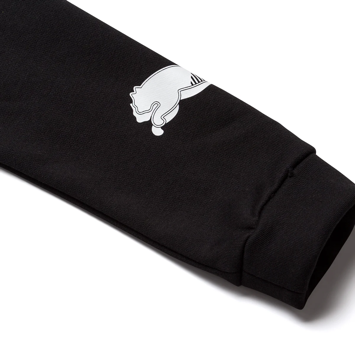 Tuta nera da bambino con logo Puma Classic Hooded Tracksuit - Image 7