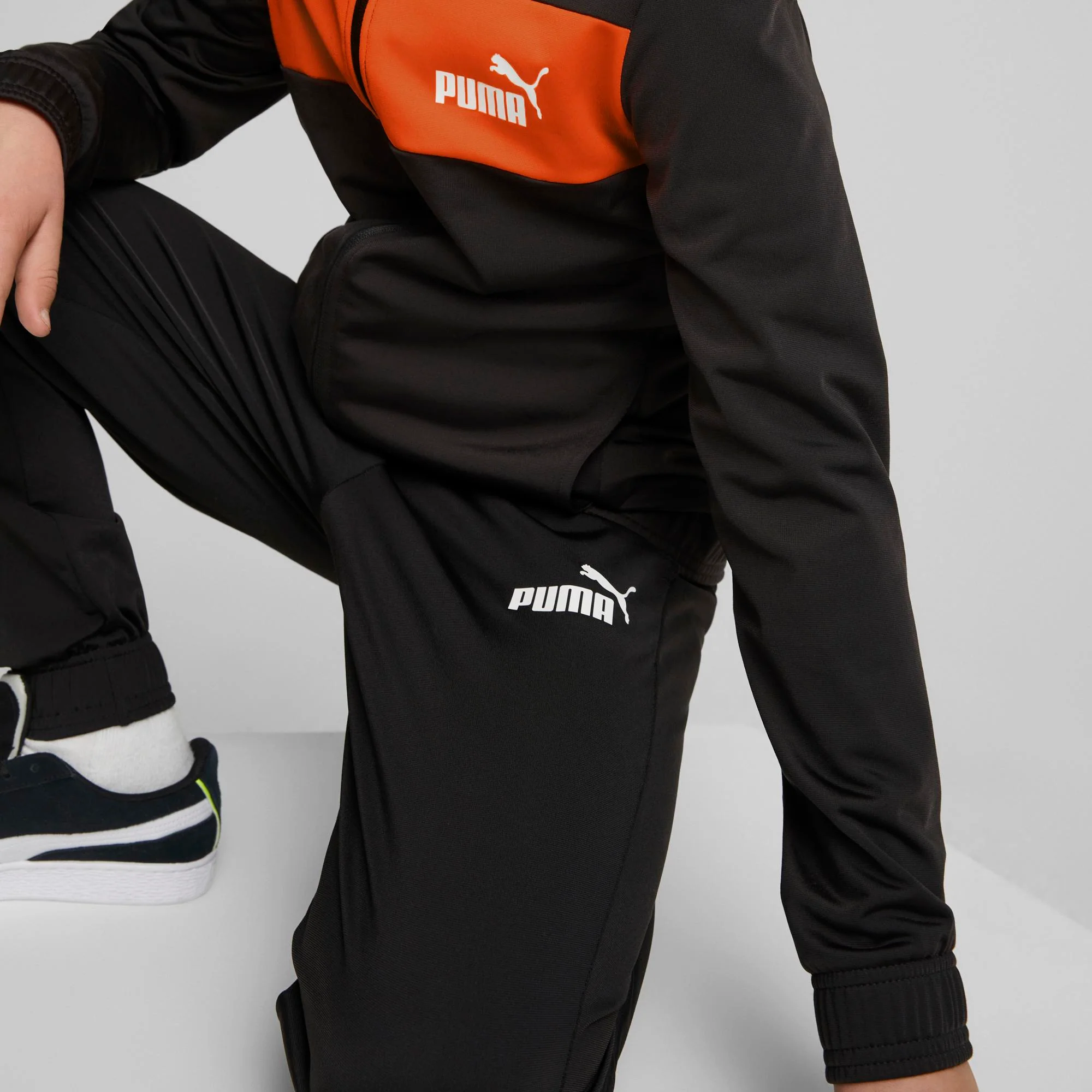 Tuta nera da bambino Puma Youth Tracksuit - Image 2
