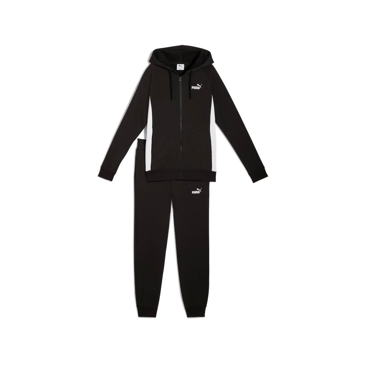 Tuta nera da Donna con cappuccio e full-zip FL Puma
