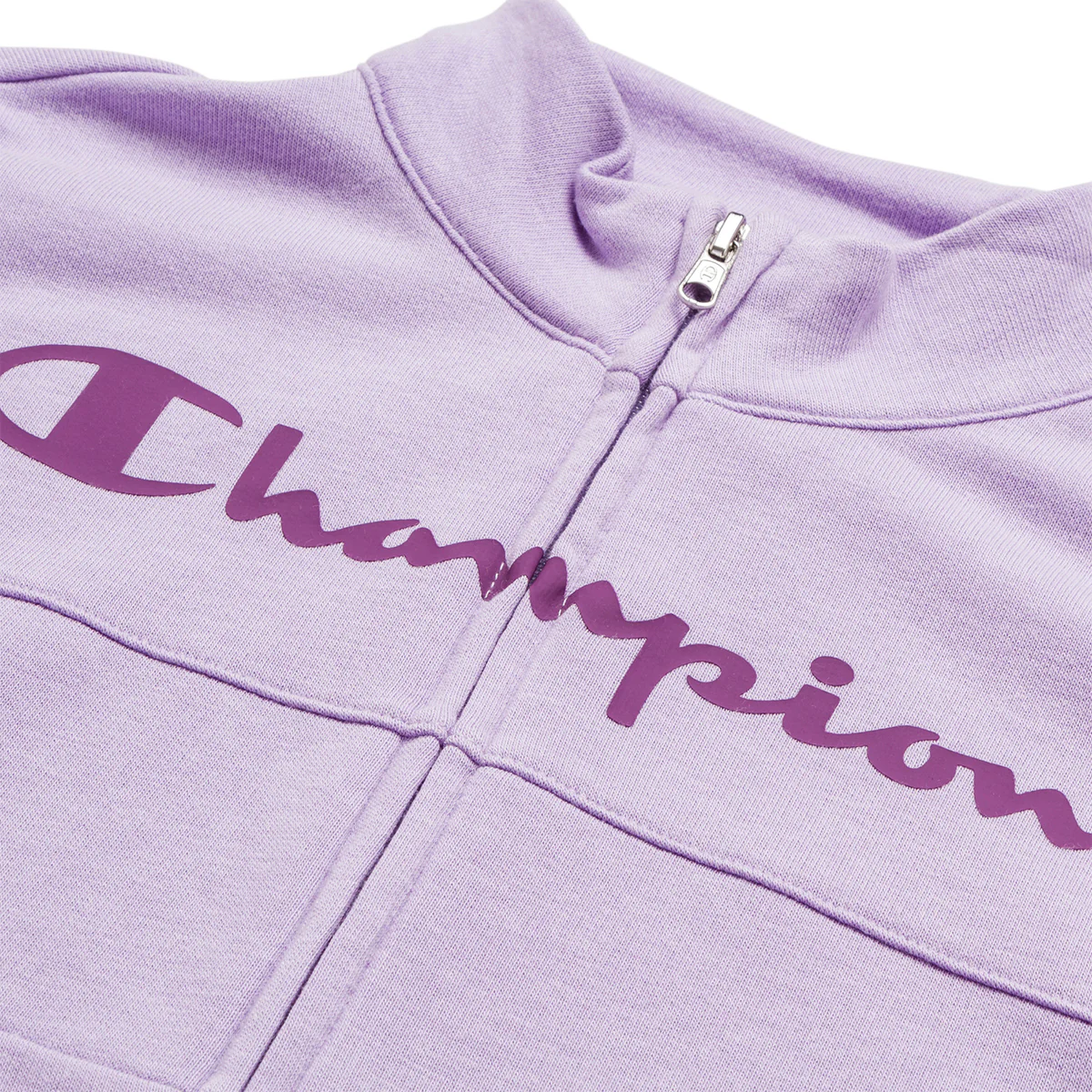 Tuta sportiva lilla da bambina con chiusura a zip Champion - Image 7