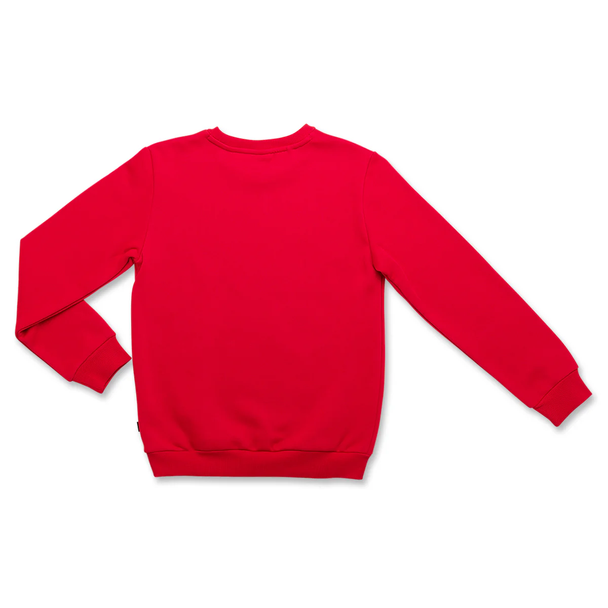 Tuta sportiva rossa e nera da bambino con logo Puma - Image 3