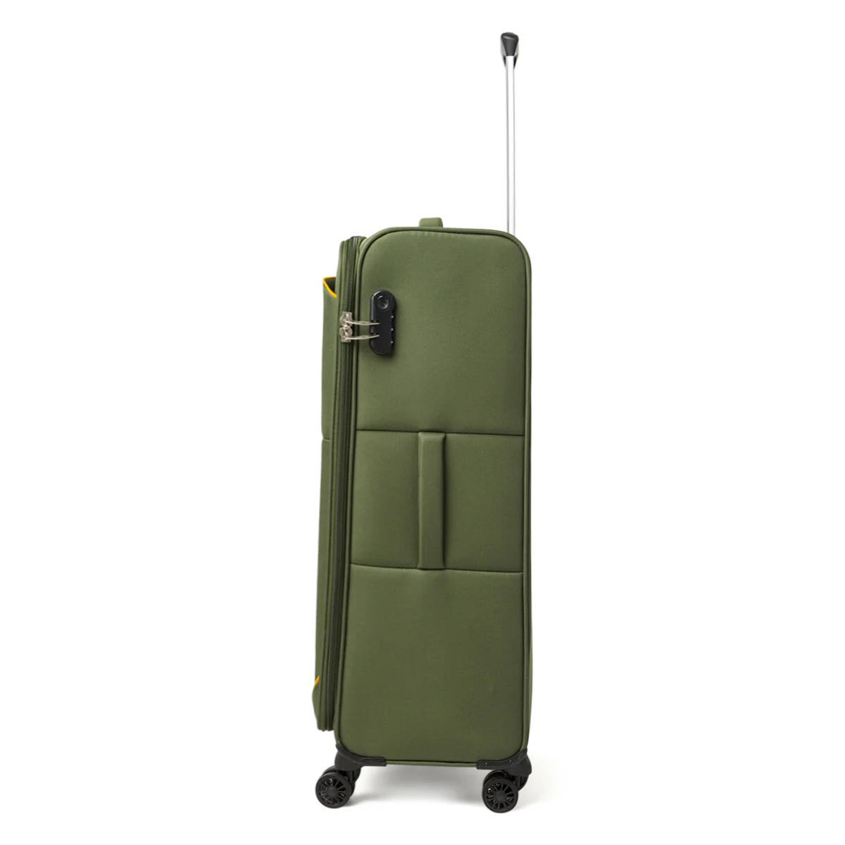 Valigia da stiva in tessuto verde militare Romeo Gigli Milano - Image 2