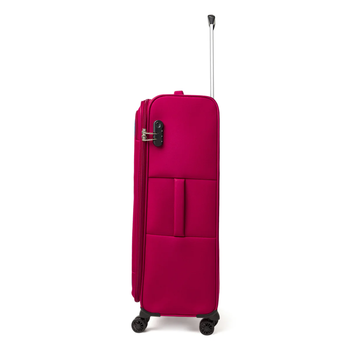 Valigia da stiva rossa in tessuto per lunghi viaggi Romeo Gigli Milano - Image 2