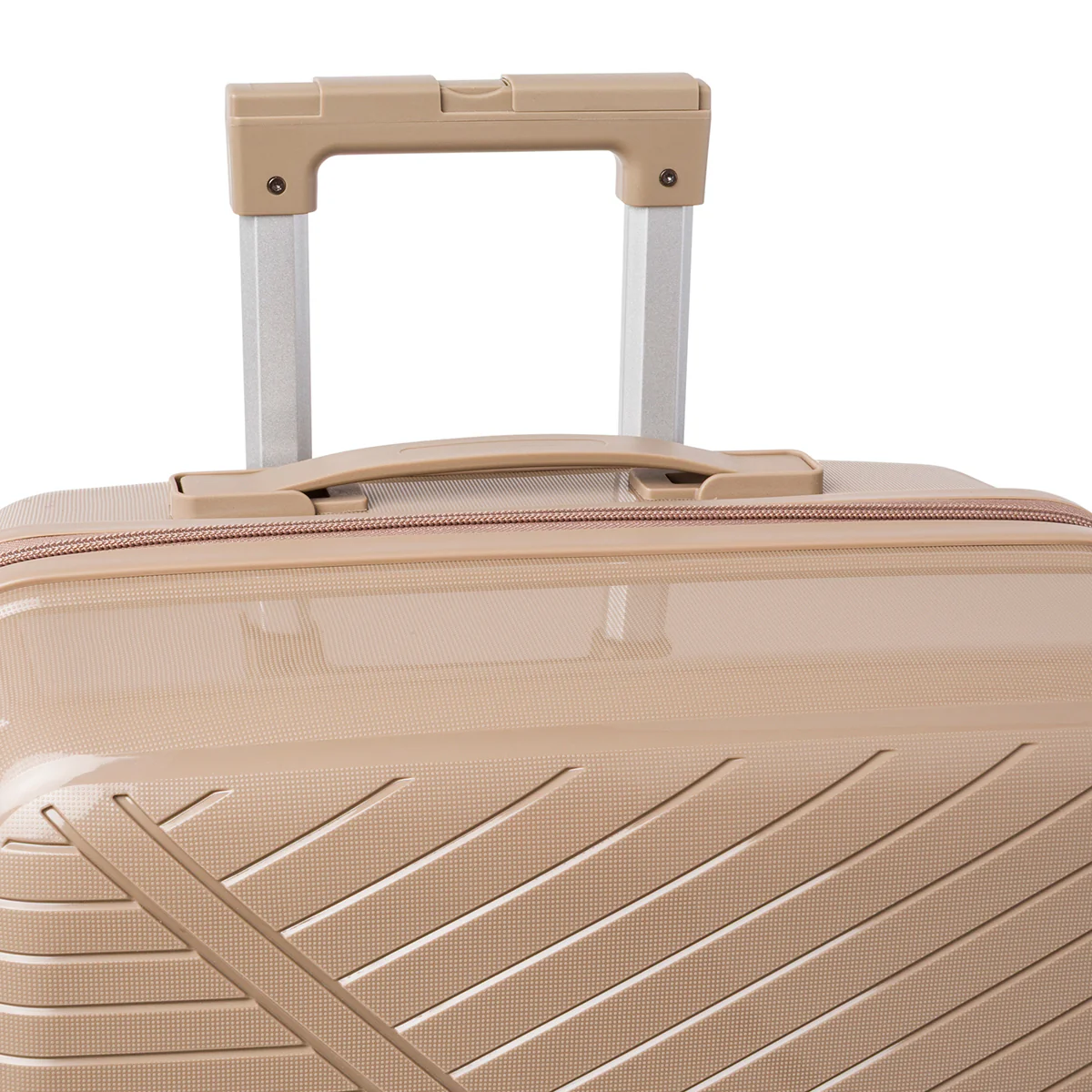 Valigia grande beige con ruote multidirezionali Romeo Gigli Milano - Image 4