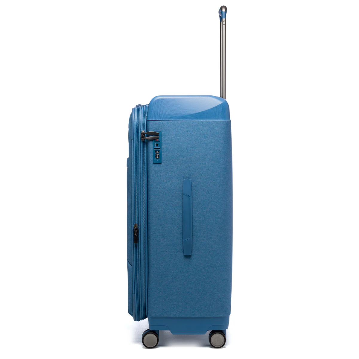 Trolley grande in tessuto e ABS colore blu Romeo Gigli - Image 2