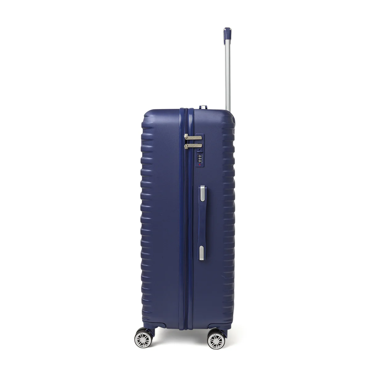 Valigia trolley grande rigida blu da  con 4 ruote Romeo Gigli Milano - Image 2
