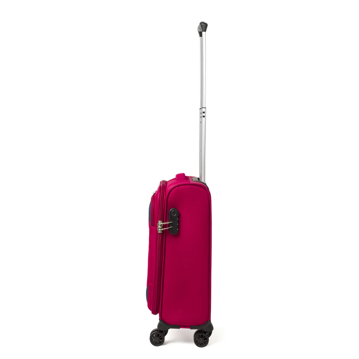 Valigia trolley piccolo rosso in tessuto resistente Romeo Gigli Milano - Image 2