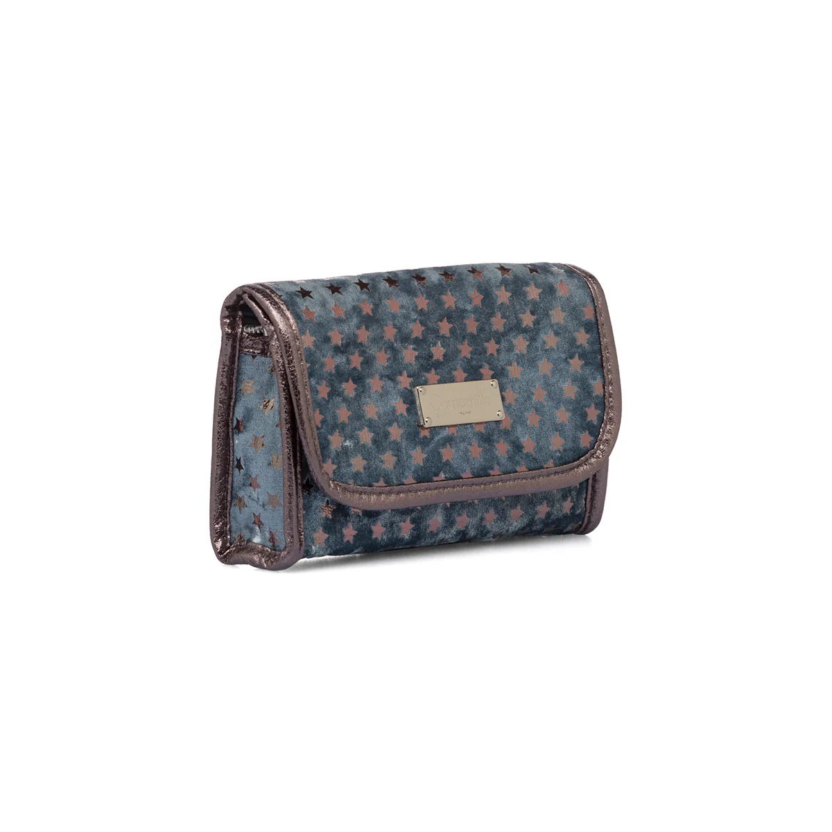 Vanity case blu da donna con chiusura a zip Camomilla Milano - Image 2