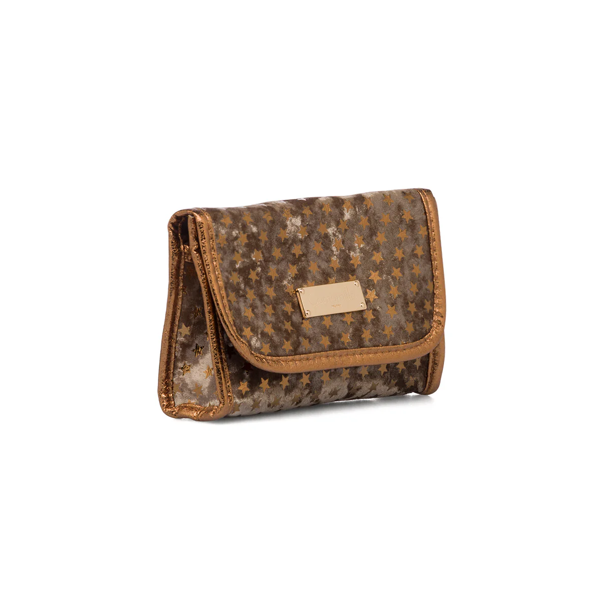 Vanity case oro e grigio da donna con chiusura a zip Camomilla Milano - Image 2