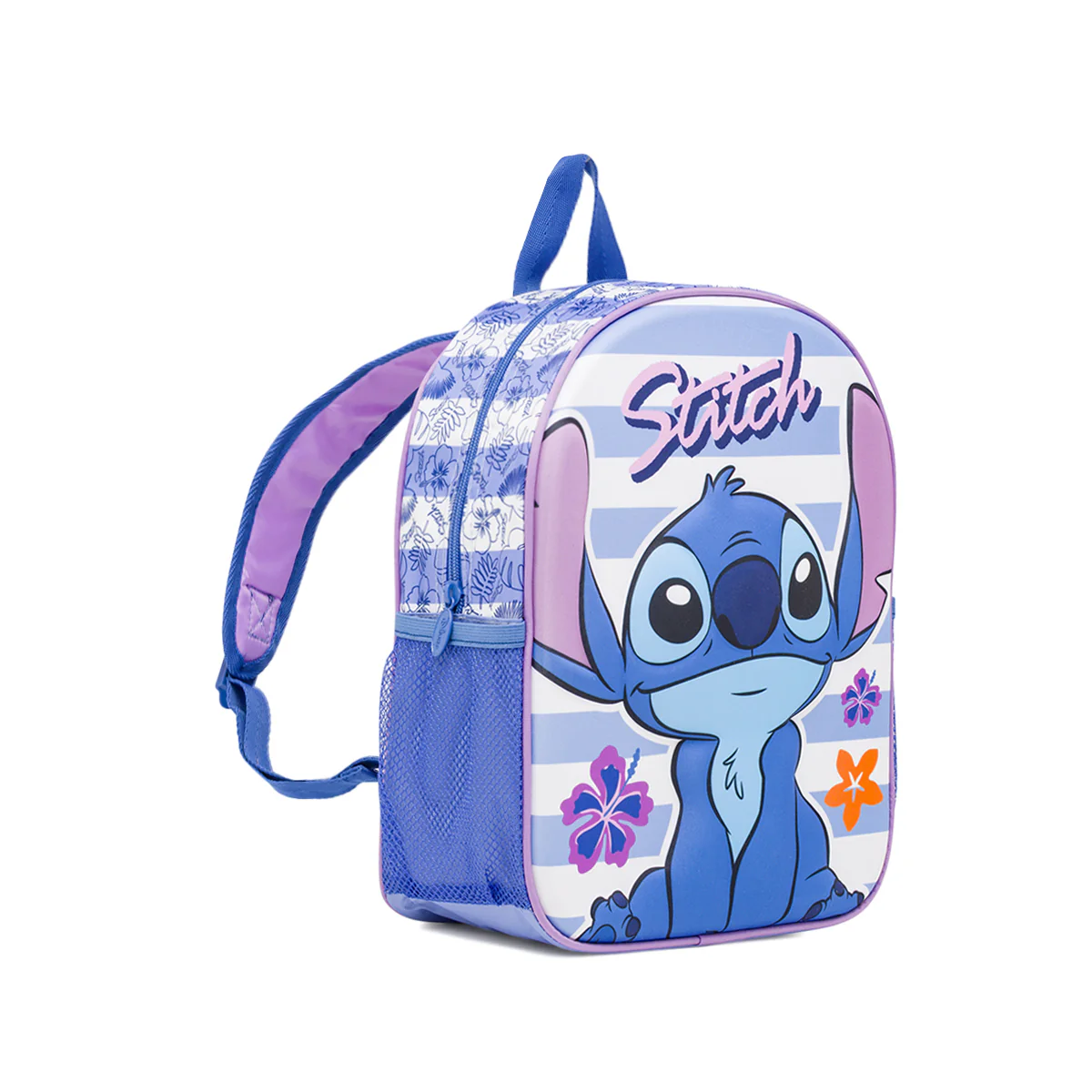 Zainetto Disney Stitch Blu e lilla con stampa tropicale - Image 2