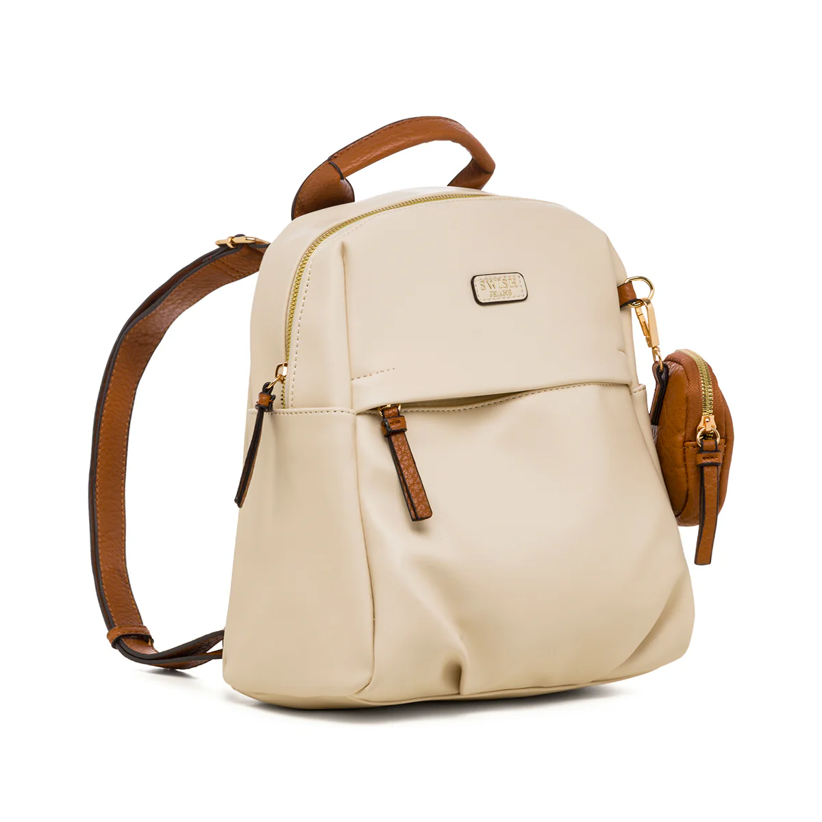 Zaino beige con borsello da donna Swish Jeans Tish - Image 2