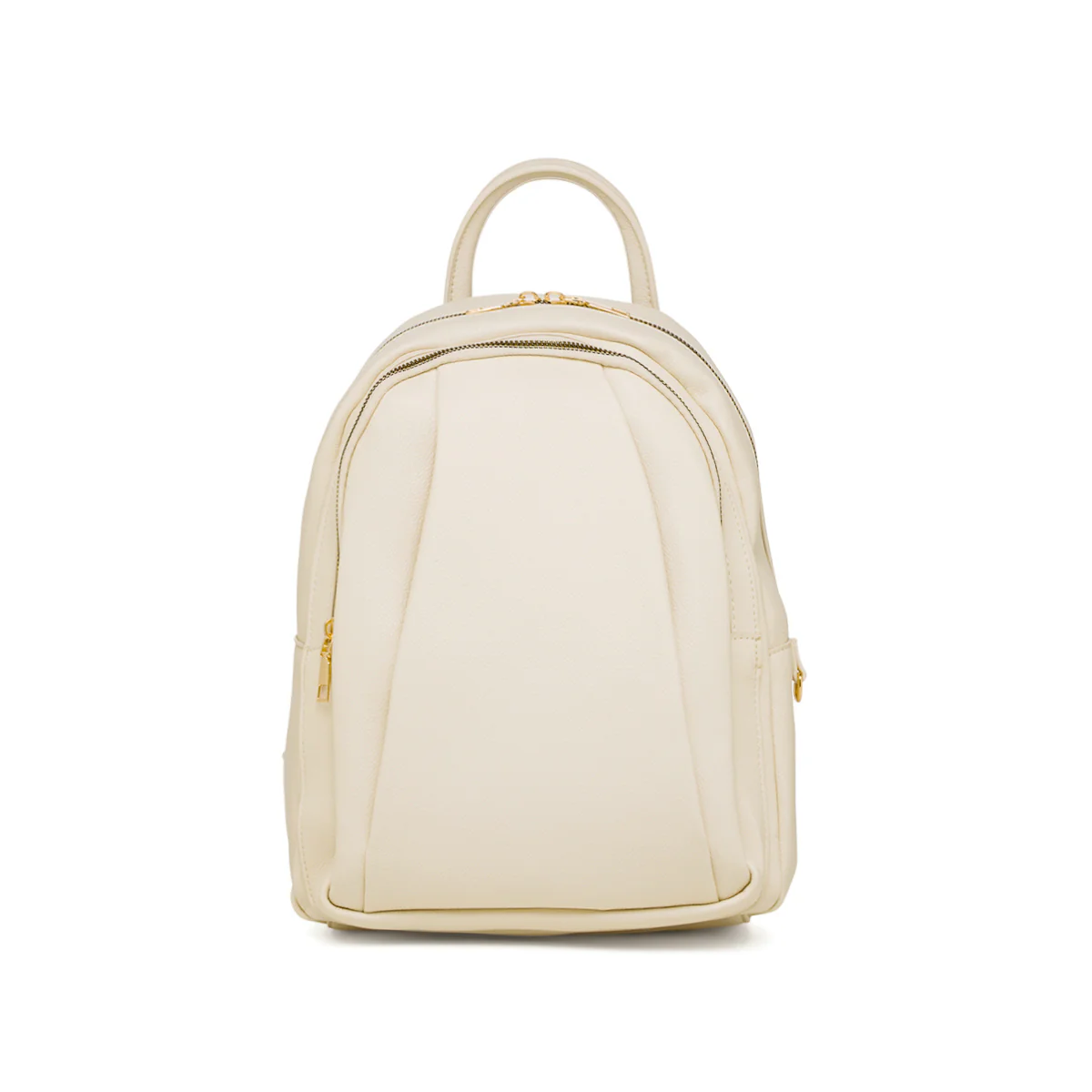 Zaino bianco off-white da Donna con doppio scomprto Lora Ferres