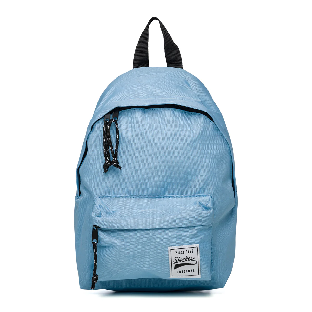 Zaino piccolo blu con zip e tasca esterna Skechers