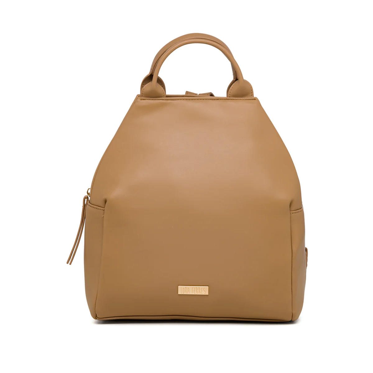 Zaino da donna beige in similpelle Lora Ferres