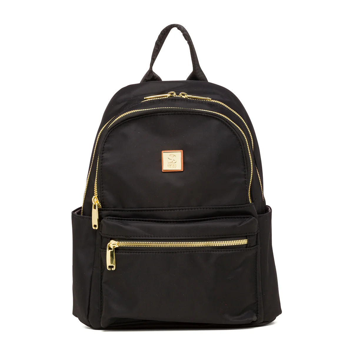 Zaino nero da donna con logo Lora Ferres - Image 2