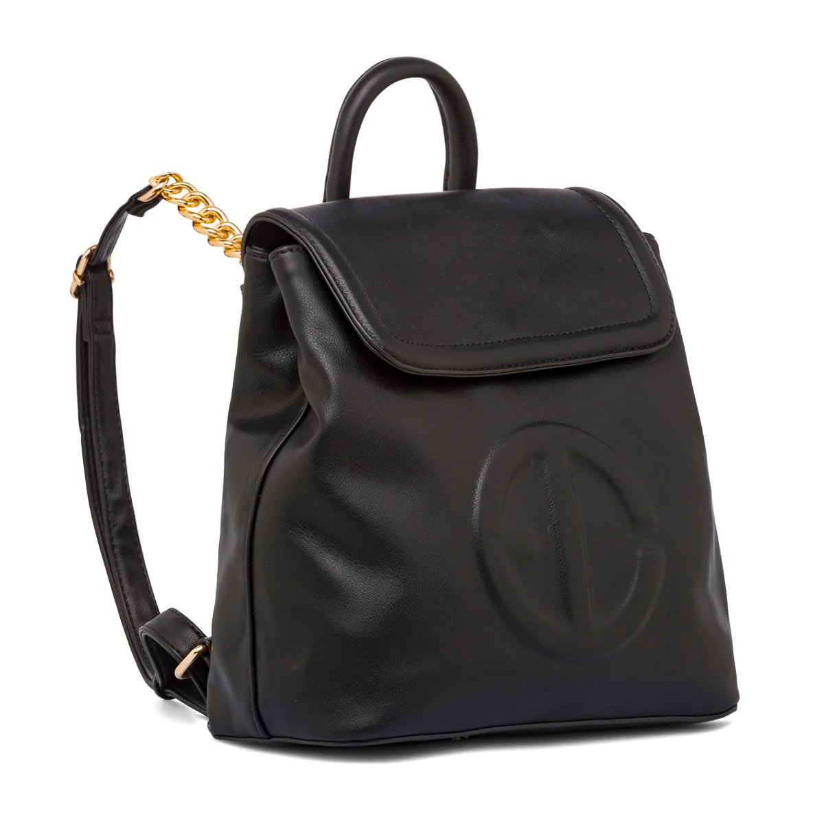 Zaino da donna nero con logo Enrico Coveri - Image 2