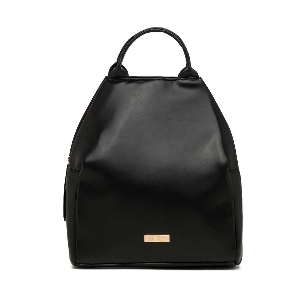 Zaino da donna nero in similpelle Lora Ferres
