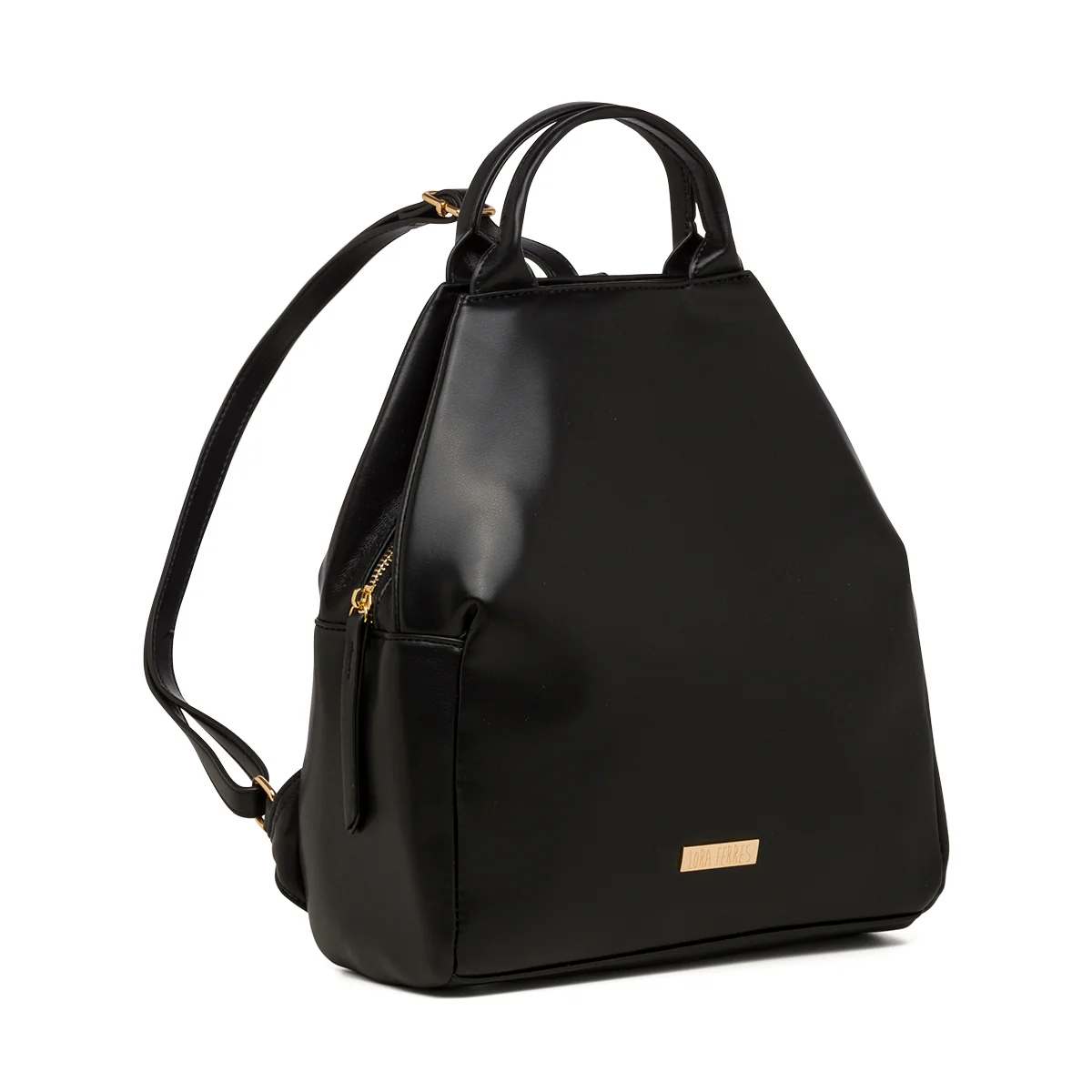Zaino da donna nero in similpelle Lora Ferres - Image 2
