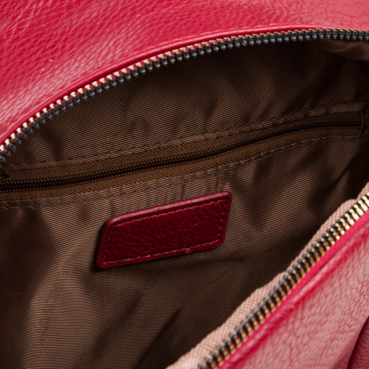 Zaino da donna rosso con logo Enrico Coveri - Image 4