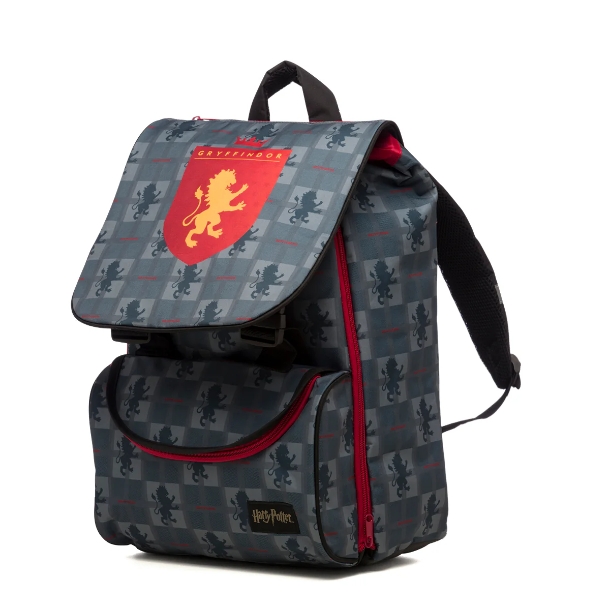 Zaino da scuola grigio con stemma Grifondoro - Harry Potter - Image 2