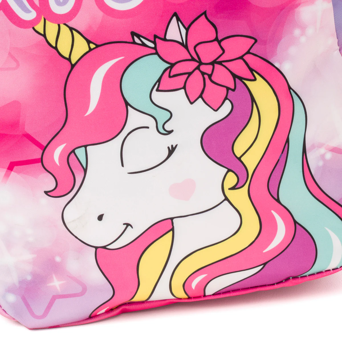 Zaino da scuola piccolo fucsia con unicorno Magic Land - Image 4