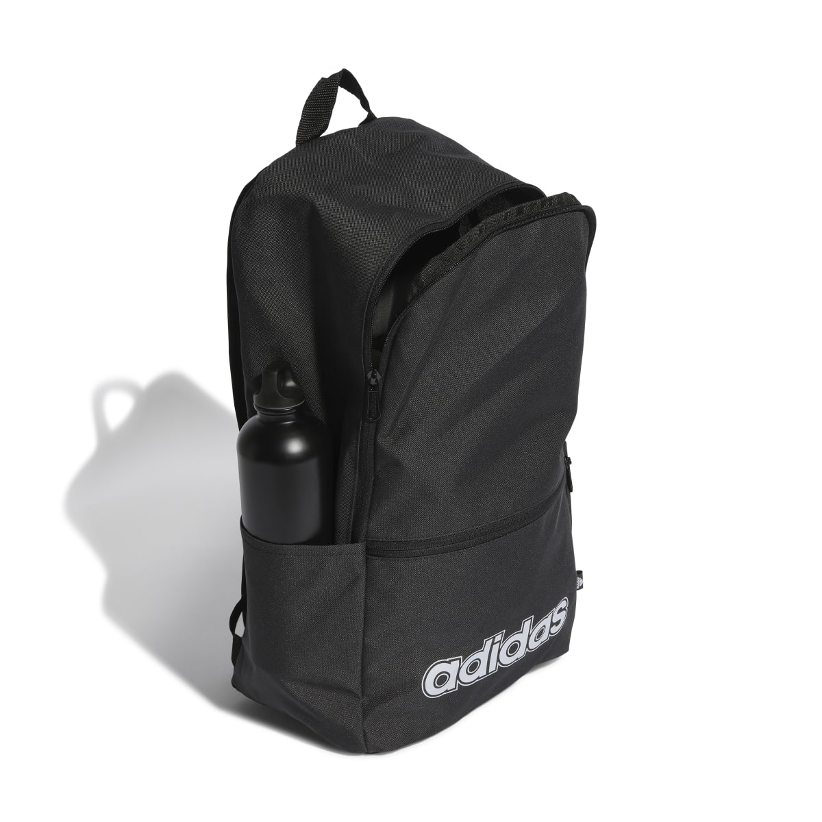 Zaino nero con logo bianco adidas Classic Foundation - Image 4