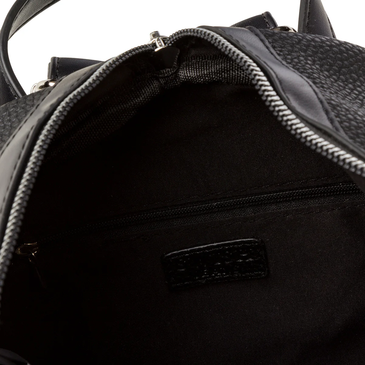 Zaino nero da donna con chiusura a zip Swish Jeans - Image 4