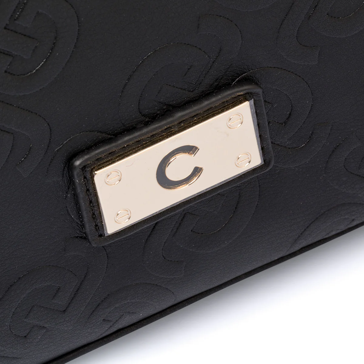 Zaino nero da donna con monogramma Carrera Jeans Ilary - Image 2