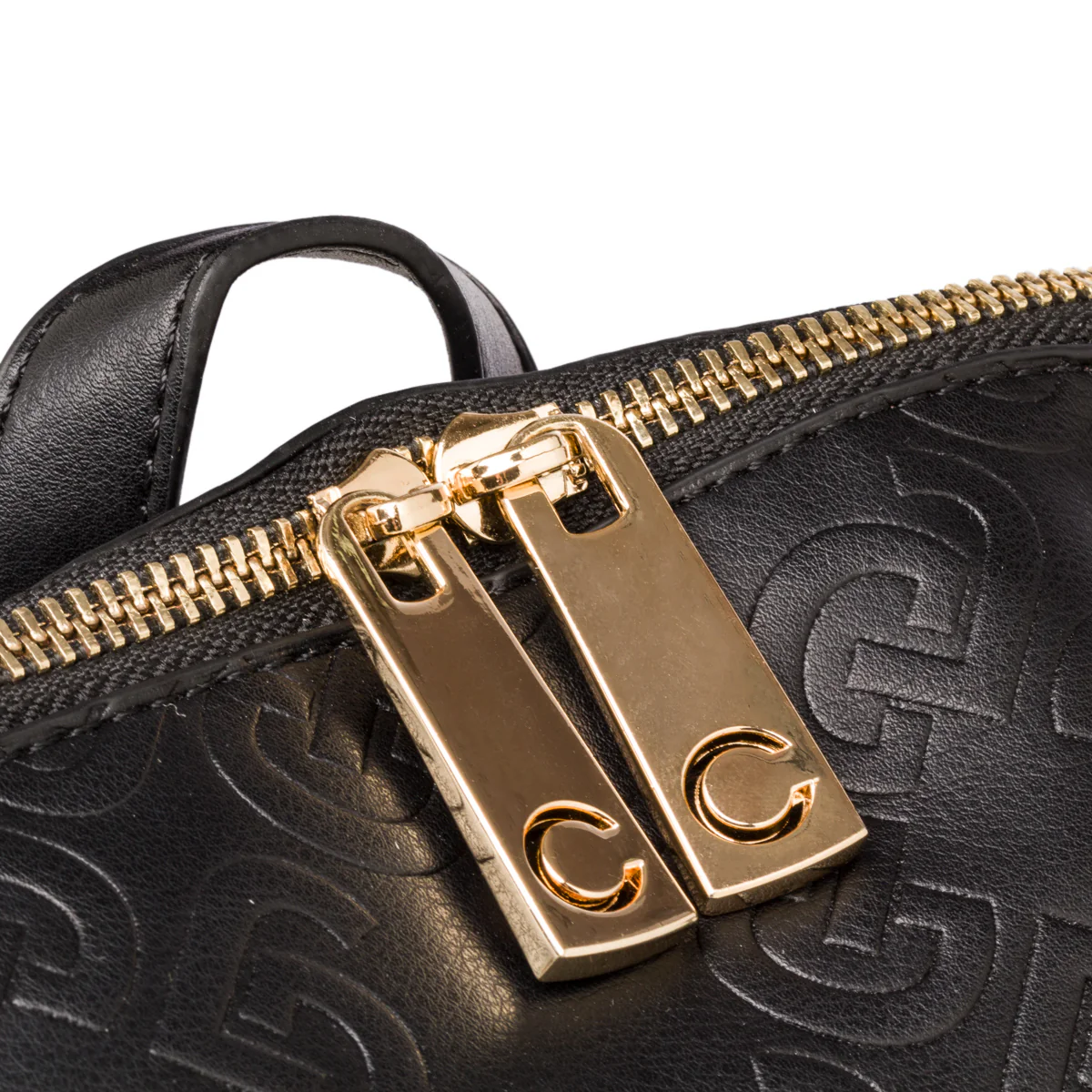 Zaino nero da donna con monogramma Carrera Jeans Ilary - Image 4