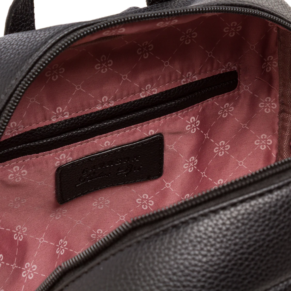 Zaino nero da Donna con tasca frontale con zip Carrera Jeans - Image 3