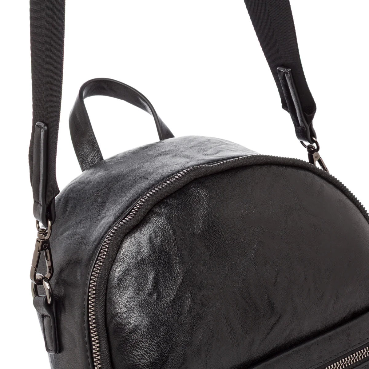 Zaino nero da Donna con tracolla rimovibile Lora Ferres - Image 4