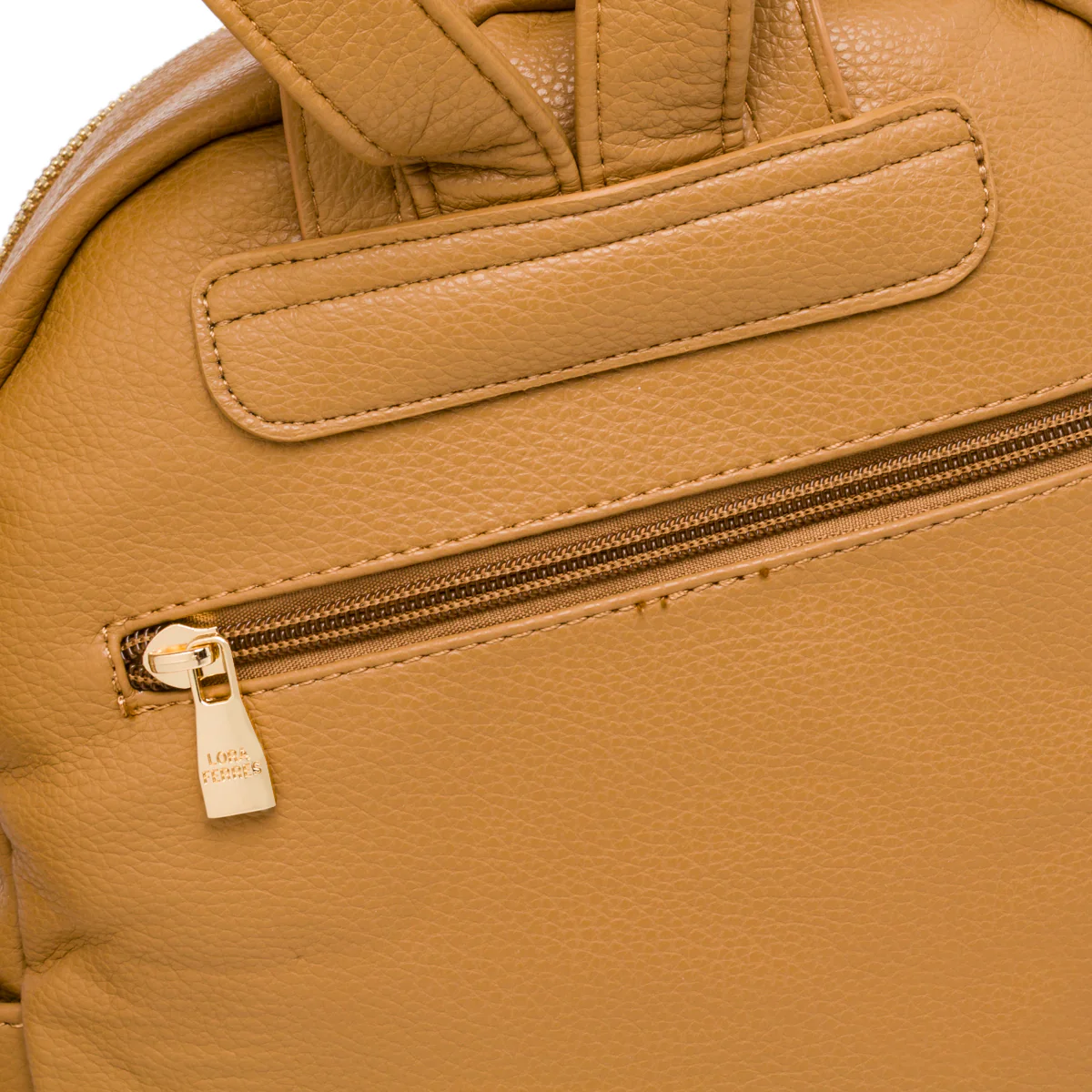 Zaino pratico per viaggi o ufficio beige da Donna Lora Ferres - Image 3