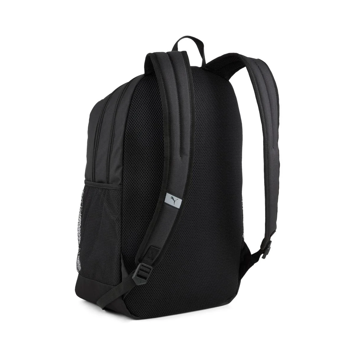 Zaino sportivo nero con logo in rilievo e chiusura zip Puma - Image 3