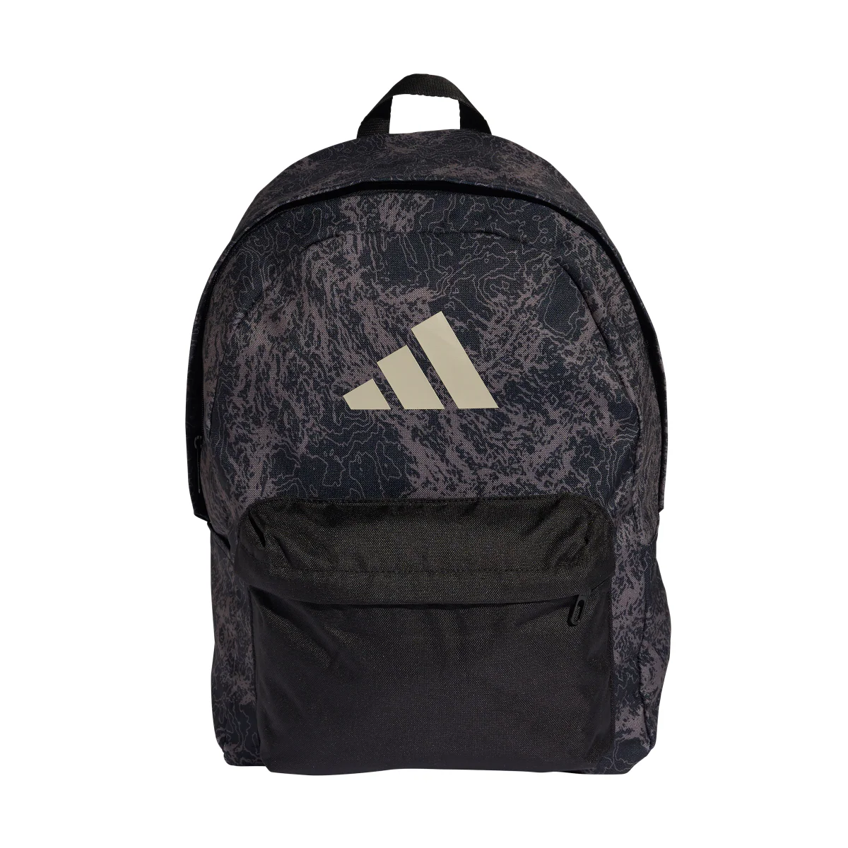 Zaino sportivo unisex adidas nero con stampa camouflage e logo