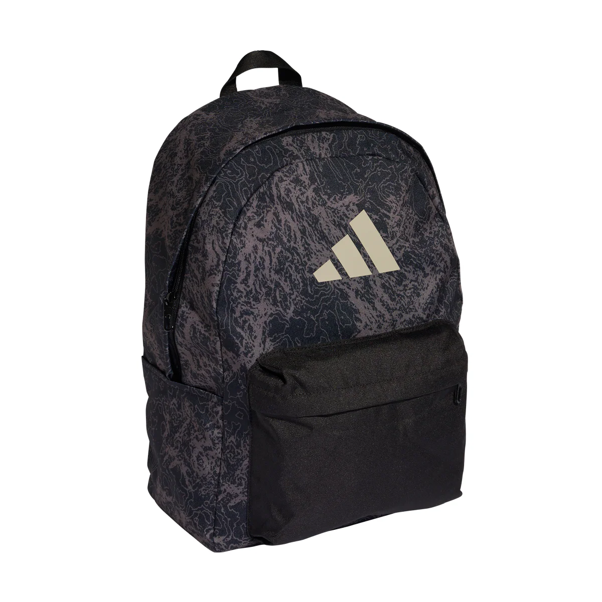 Zaino sportivo unisex adidas nero con stampa camouflage e logo - Image 3