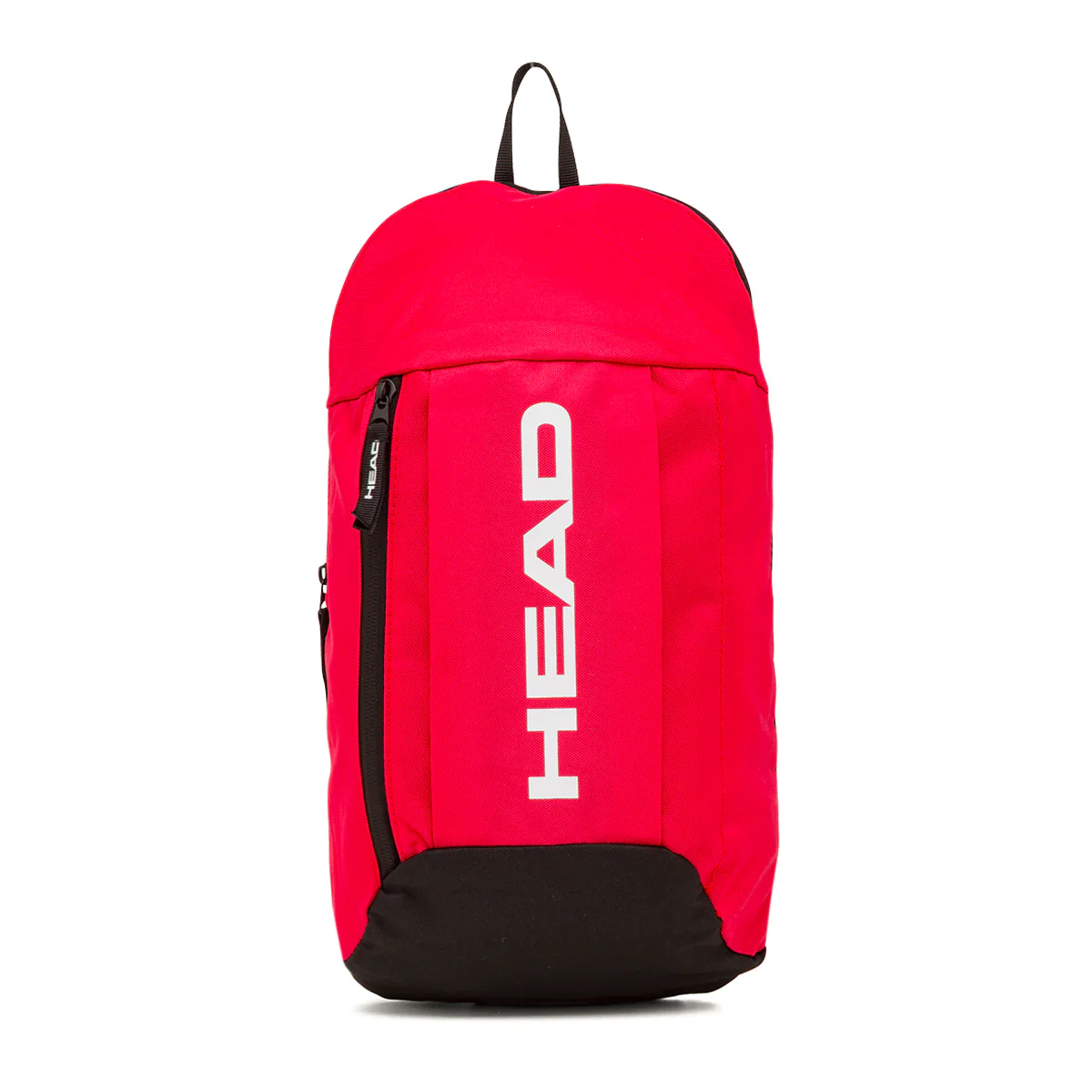 Zaino sportivo Unisex rosso e nero con tasca e logo bianco Head