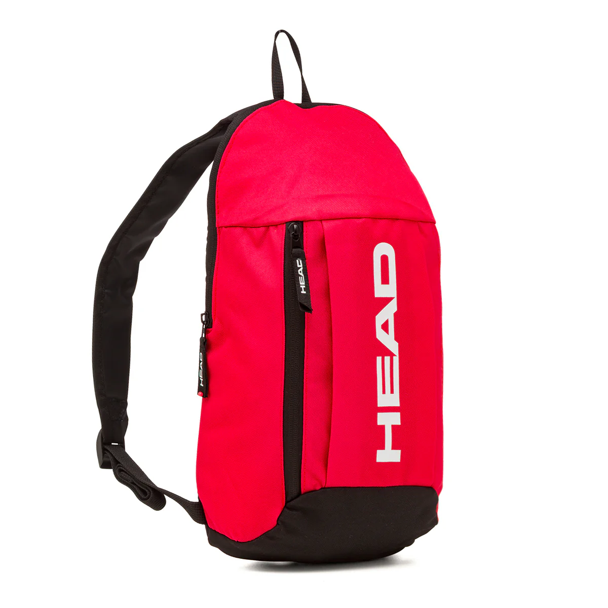 Zaino sportivo Unisex rosso e nero con tasca e logo bianco Head - Image 2