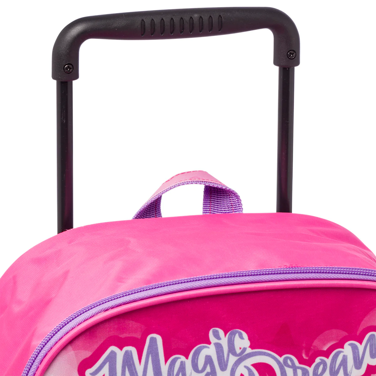 Zaino trolley da scuola fucsia con unicorno Magic Land - Image 3